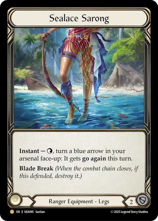 Sealace Sarong [SEA095] (High Seas)  Rainbow Foil | Magic Magpie