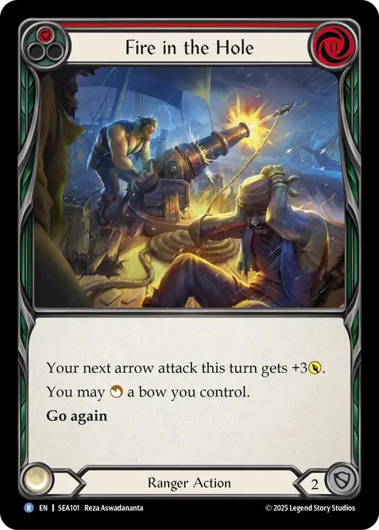 Fire in the Hole [SEA101] (High Seas)  Rainbow Foil | Magic Magpie