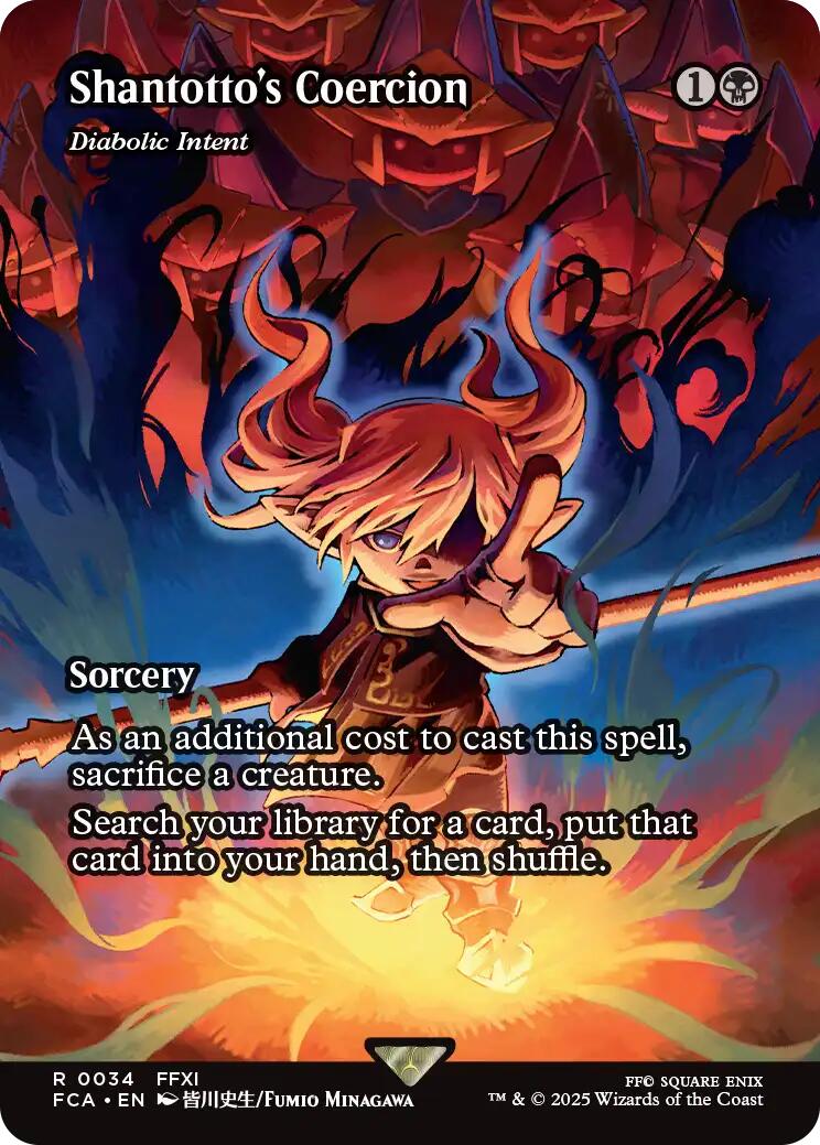 Shantotto's Coercion - Diabolic Intent (Showcase) [FINAL FANTASY : Through the Ages] | Magic Magpie