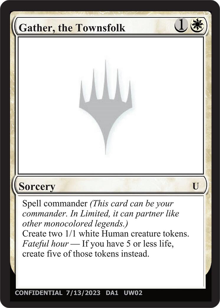 Gather, the Townsfolk [Unknown Event] | Magic Magpie