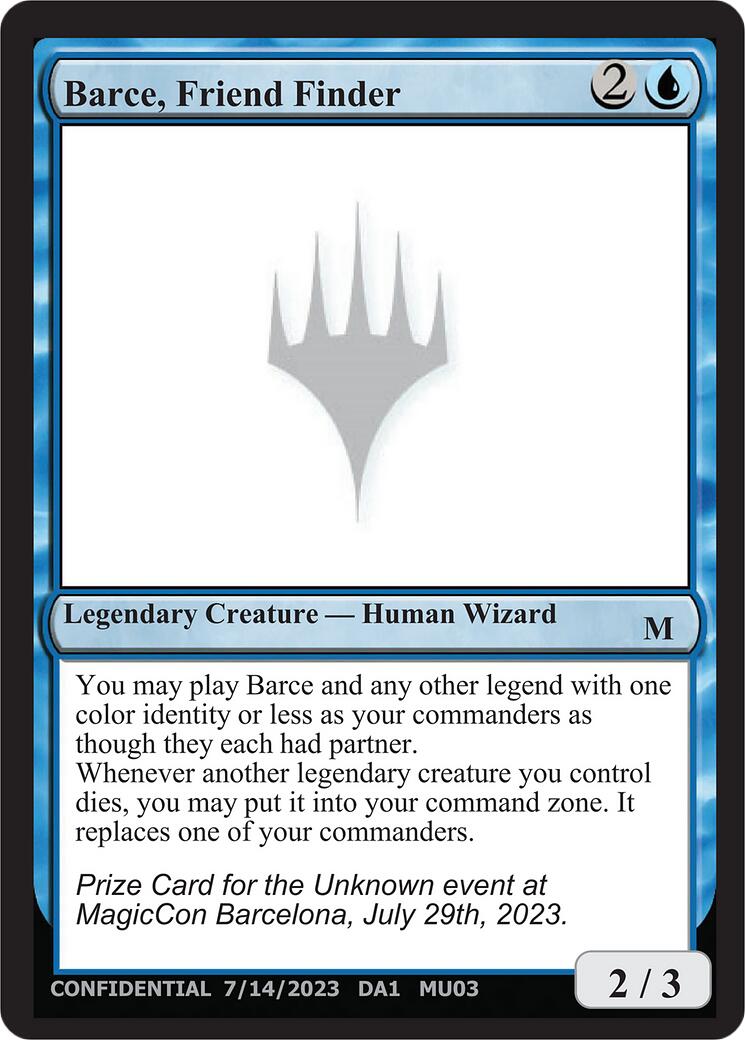 Barce, Friend Finder [Unknown Event] | Magic Magpie