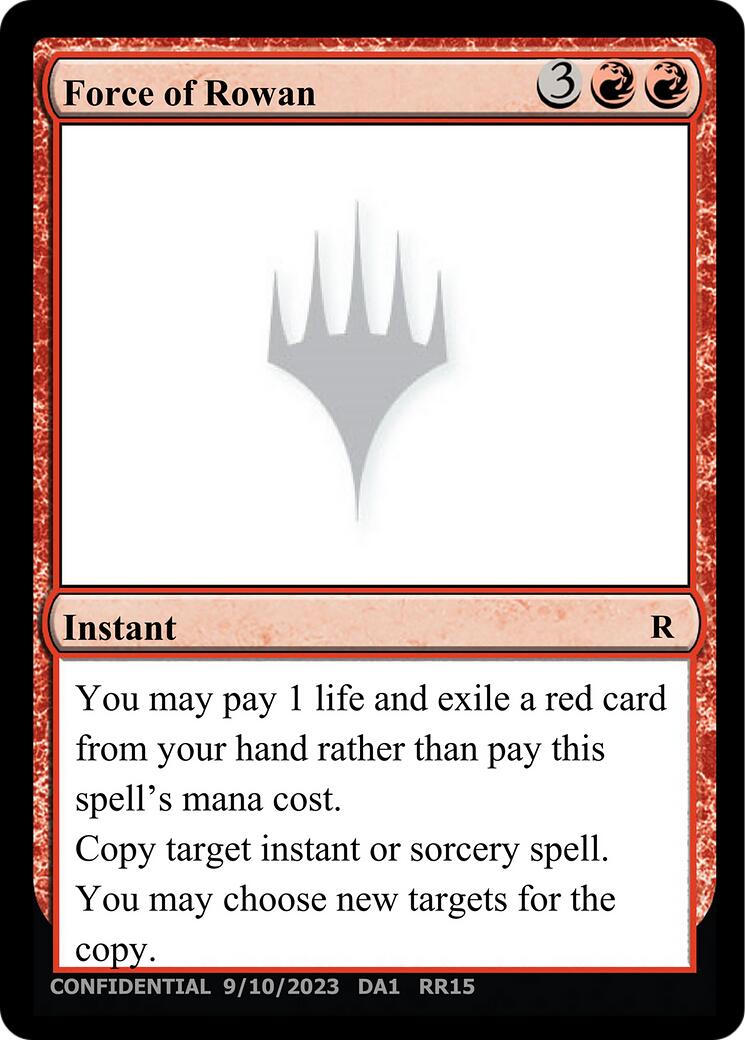 Force of Rowan [Unknown Event] | Magic Magpie