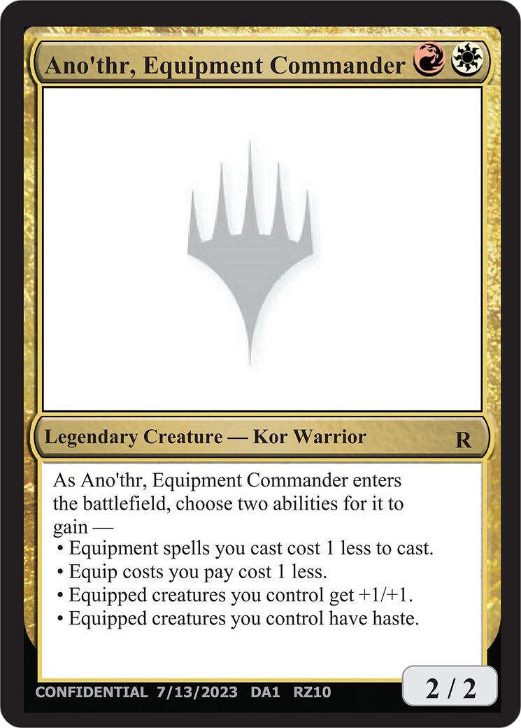 Ano'thr, Equipment Commander [Mystery Booster] | Magic Magpie