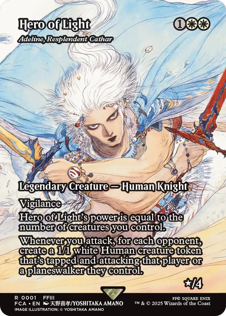 Hero of Light - Adeline, Resplendent Cathar (Showcase) [FINAL FANTASY : Through the Ages] | Magic Magpie