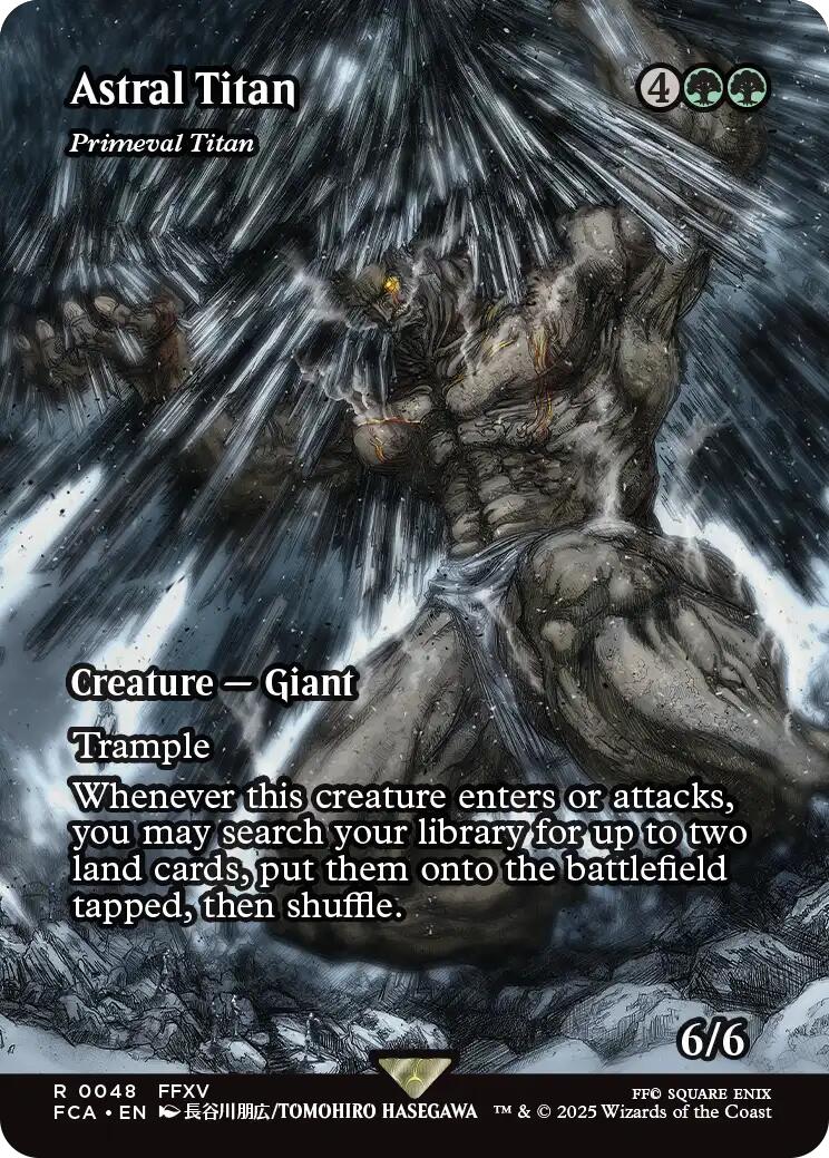 Astral Tiran - Primeval Titan (Showcase) [FINAL FANTASY : Through the Ages] | Magic Magpie