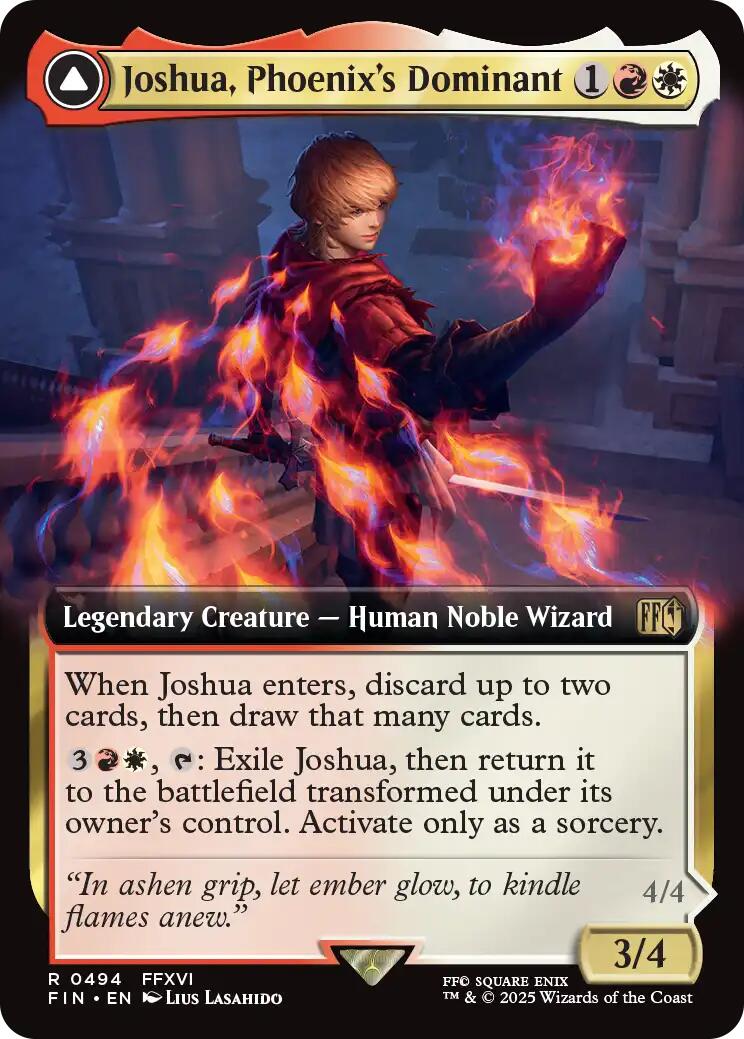 Joshua, Phoenix's Dominant (Extended Art) [FINAL FANTASY] | Magic Magpie