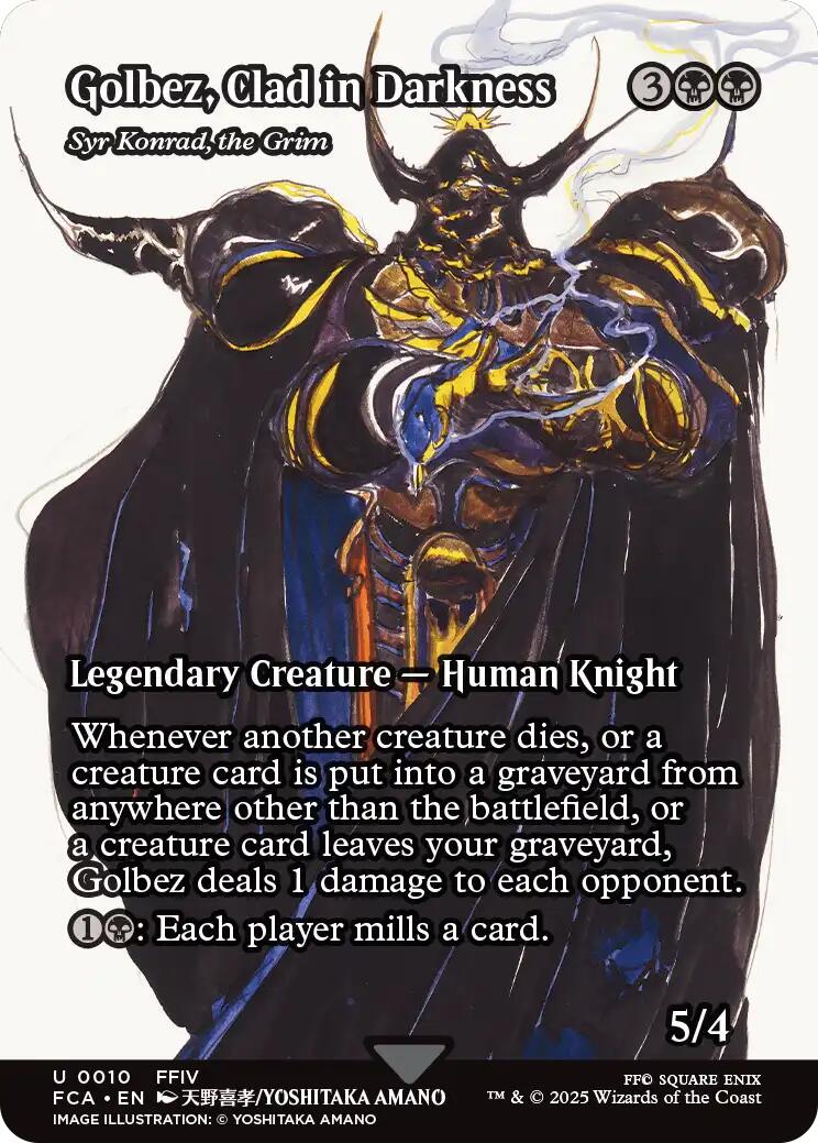 Golbez, Clad in Darkness - Syr Konrad, the Grim (Showcase) [FINAL FANTASY : Through the Ages] | Magic Magpie