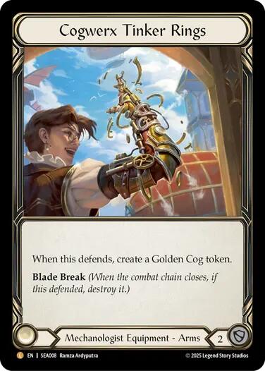 Cogwerx Tinker Rings [SEA008] (High Seas)  Rainbow Foil | Magic Magpie