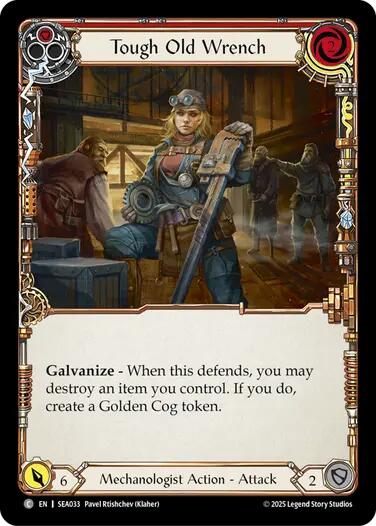 Tough Old Wrench (Red) [SEA033] (High Seas) | Magic Magpie