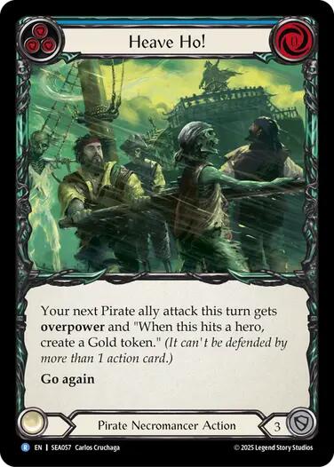 Heave Ho! [SEA057] (High Seas)  Rainbow Foil | Magic Magpie