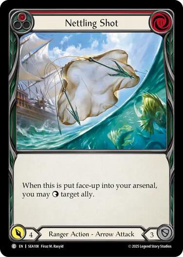 Nettling Shot [SEA108] (High Seas)  Rainbow Foil | Magic Magpie