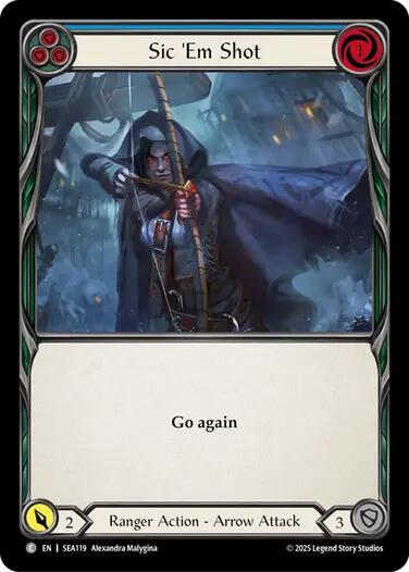 Sic 'Em Shot (Blue) [SEA119] (High Seas) | Magic Magpie