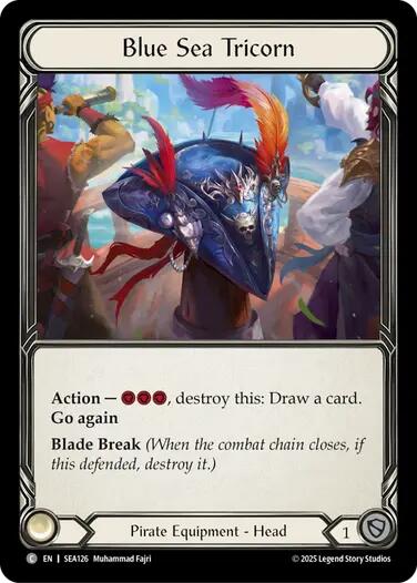 Blue Sea Tricorn [SEA126] (High Seas) | Magic Magpie