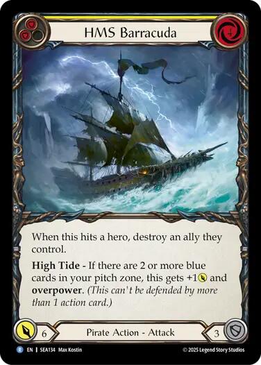 HMS Barracuda [SEA134] (High Seas) | Magic Magpie