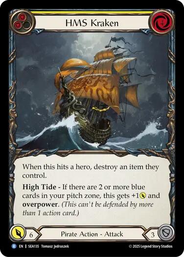 HMS Kraken [SEA135] (High Seas)  Rainbow Foil | Magic Magpie
