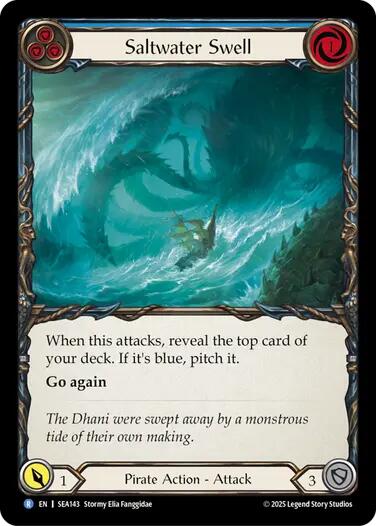 Saltwater Swell (Blue) [SEA143] (High Seas) | Magic Magpie