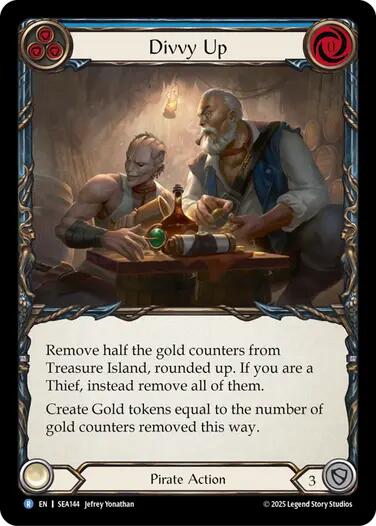 Divvy Up [SEA144] (High Seas)  Rainbow Foil | Magic Magpie