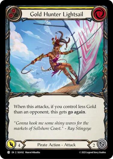 Gold Hunter Lightsail [SEA162] (High Seas) | Magic Magpie