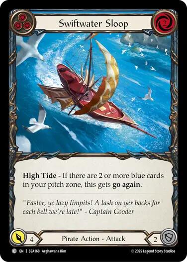 Swiftwater Sloop (Blue) [SEA168] (High Seas) | Magic Magpie