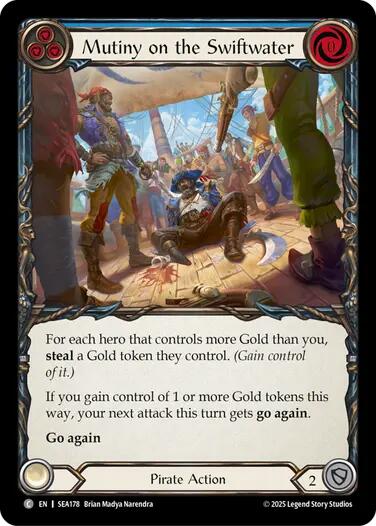 Mutiny on the Swiftwater [SEA178] (High Seas)  Rainbow Foil | Magic Magpie