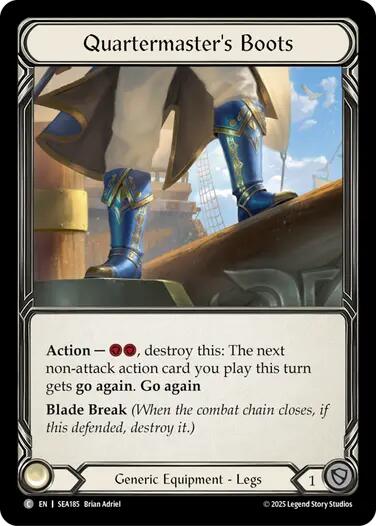 Quartermaster's Boots [SEA185] (High Seas) | Magic Magpie