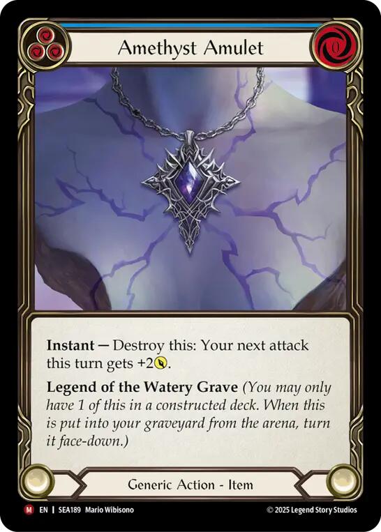 Amethyst Amulet [SEA189] (High Seas) | Magic Magpie