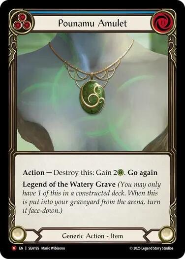 Pounamu Amulet [SEA195] (High Seas) | Magic Magpie