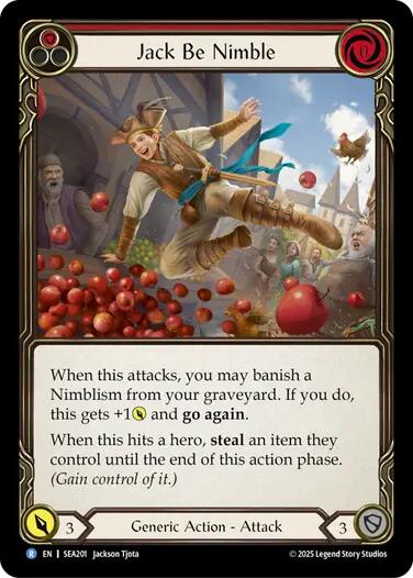 Jack Be Nimble [SEA201] (High Seas)  Rainbow Foil | Magic Magpie