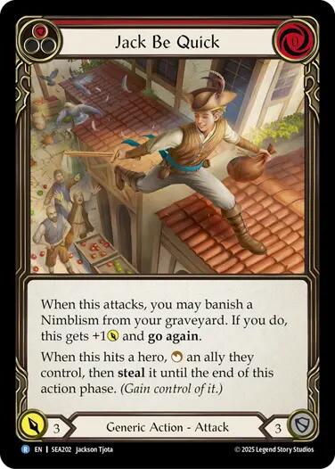 Jack Be Quick [SEA202] (High Seas)  Rainbow Foil | Magic Magpie