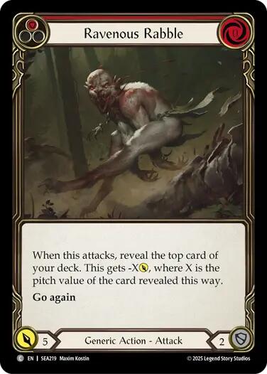 Ravenous Rabble (Red) [SEA219] (High Seas) | Magic Magpie