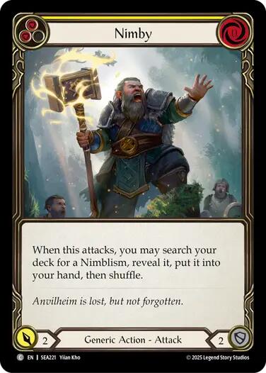 Nimby (Yellow) [SEA221] (High Seas)  Rainbow Foil | Magic Magpie