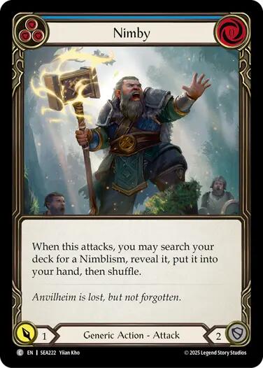 Nimby (Blue) [SEA222] (High Seas)  Rainbow Foil | Magic Magpie