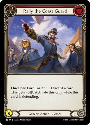 Rally the Coast Guard (Red) [SEA223] (High Seas) | Magic Magpie