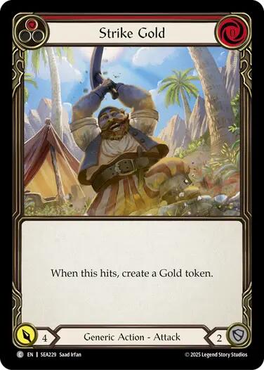Strike Gold (Red) [SEA229] (High Seas) | Magic Magpie