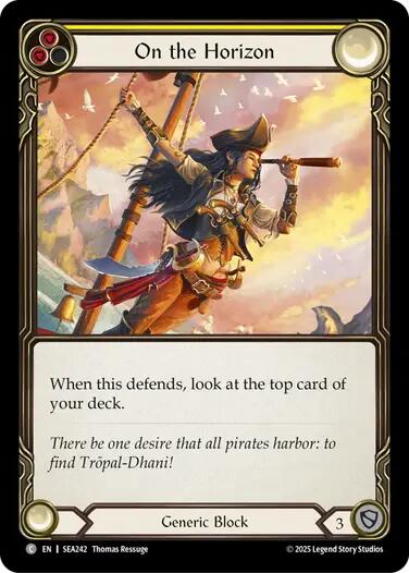 On the Horizon (Yellow) [SEA242] (High Seas) | Magic Magpie