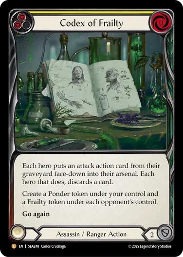 Codex of Frailty [SEA248] (High Seas) | Magic Magpie