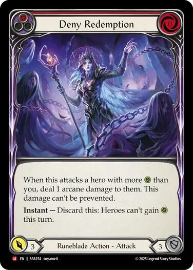 Deny Redemption [SEA254] (High Seas)  Rainbow Foil | Magic Magpie