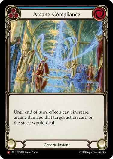 Arcane Compliance [SEA261] (High Seas)  Rainbow Foil | Magic Magpie