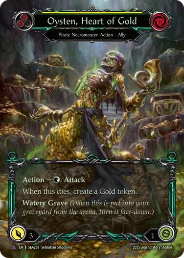 Oysten, Heart of Gold [SEA263] (High Seas)  Cold Foil | Magic Magpie