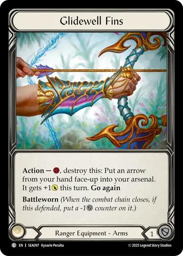 Glidewell Fins (Treasure) [SEA097] (High Seas)  Cold Foil | Magic Magpie