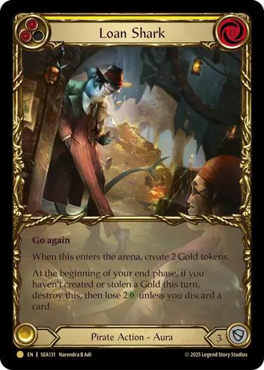 Loan Shark (Treasure) [SEA131] (High Seas)  Cold Foil | Magic Magpie