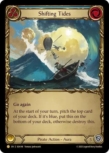 Shifting Tides (Treasure) [SEA148] (High Seas)  Cold Foil | Magic Magpie