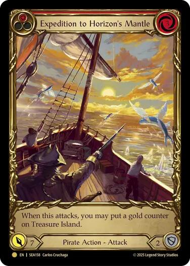 Expedition to Horizon's Mantle (Treasure) [SEA158] (High Seas)  Cold Foil | Magic Magpie