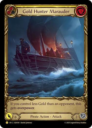 Gold Hunter Marauder (Treasure) [SEA164] (High Seas)  Cold Foil | Magic Magpie