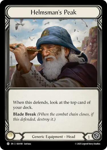 Helmsman's Peak (Treasure) [SEA180] (High Seas)  Cold Foil | Magic Magpie