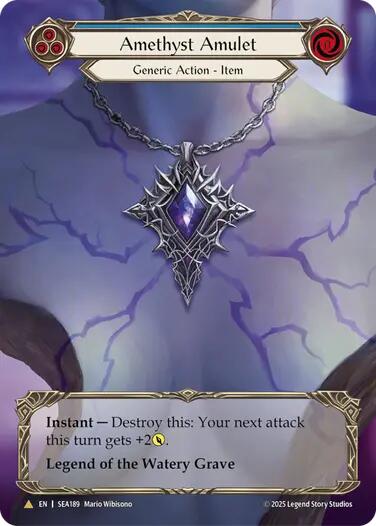 Amethyst Amulet (Treasure) [SEA189] (High Seas)  Cold Foil | Magic Magpie
