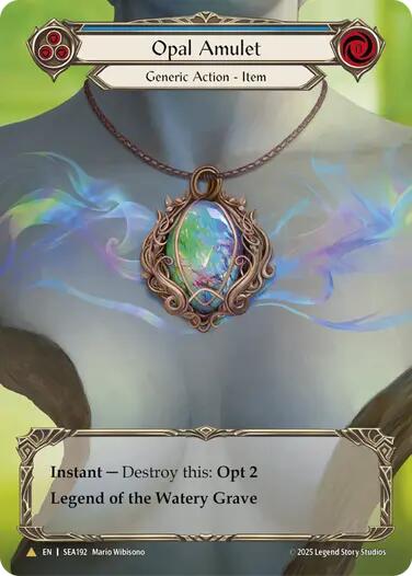 Opal Amulet (Treasure) [SEA192] (High Seas)  Cold Foil | Magic Magpie