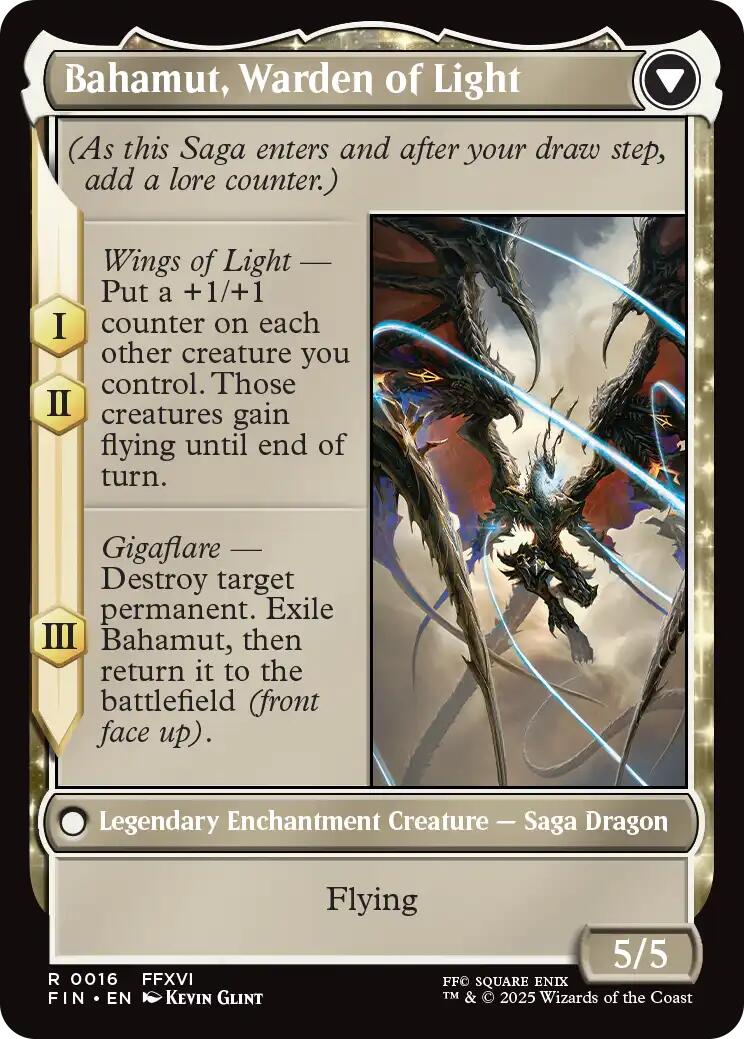 Dion, Bahamut's Dominant // Bahamut, Warden of Light [FINAL FANTASY] | Magic Magpie