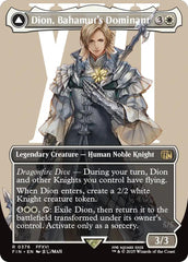 Dion, Bahamut's Dominant // Bahamut, Warden of Light (Borderless) [FINAL FANTASY] | Magic Magpie