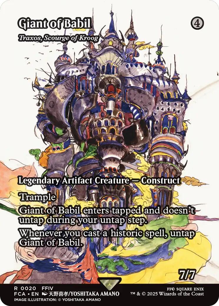 Giant of Babil - Traxos, Scourge of Kroog (Showcase) [FINAL FANTASY : Through the Ages] | Magic Magpie